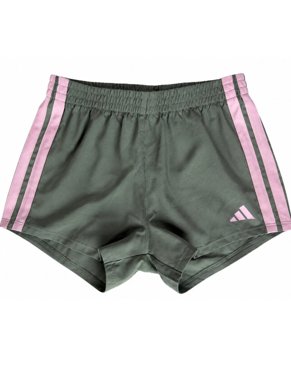 Adidas Girls Size 6X Lightweight Athletic Shorts Green Pink NWOT